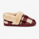 Jo & Joe HERITAGE Womens Moccasin Slippers Cherry