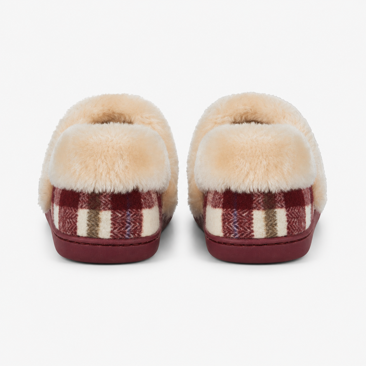 Jo & Joe HERITAGE Womens Moccasin Slippers Cherry