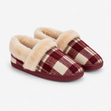 Jo & Joe HERITAGE Womens Moccasin Slippers Cherry