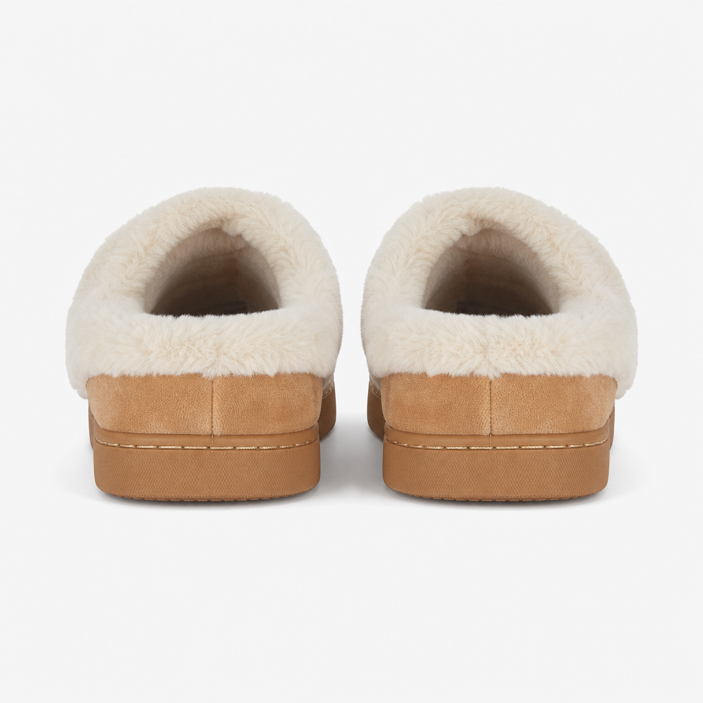 Jo & Joe ZOE Womens Mule Slippers Chestnut