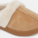 Jo & Joe ZOE Womens Mule Slippers Chestnut