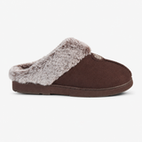 Jo & Joe SPLENDOUR Womens Mule Slippers Chocolate