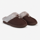 Jo & Joe SPLENDOUR Womens Mule Slippers Chocolate