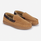 Jo & Joe ST ANDREWS Mens Moccasin Slippers Cognac
