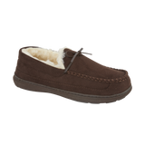 Jo & Joe CRANFORD Mens Moccasin Slippers Brown