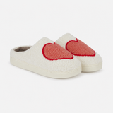 Jo & Joe AMOUR Womens Mule Slippers Cream