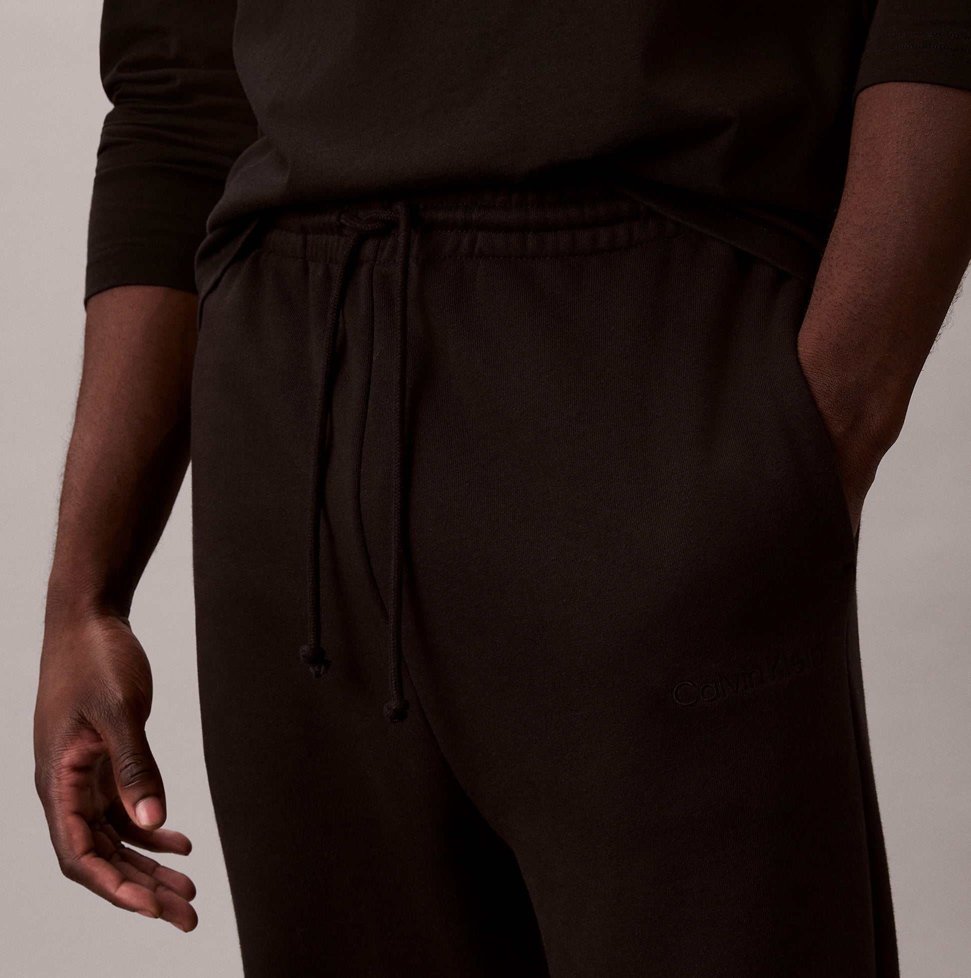 Calvin Klein LS TEE JOGGER SET Mens Multicoloured