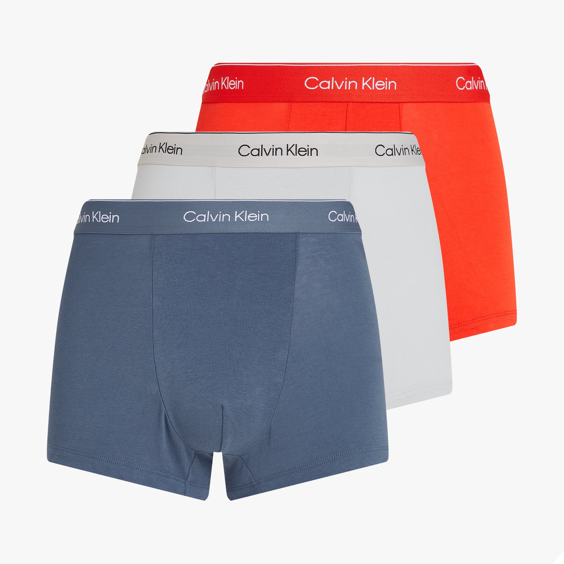 Calvin Klein ICON Cotton Stretch 3 Pack Dart Trunks Multi