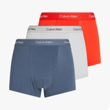 Calvin Klein ICON Cotton Stretch 3 Pack Dart Trunks Multi