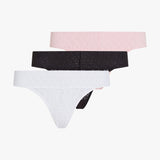 Calvin Klein ICON LOGO LACE 3 Pack Womens Bikini Briefs Multicoloured