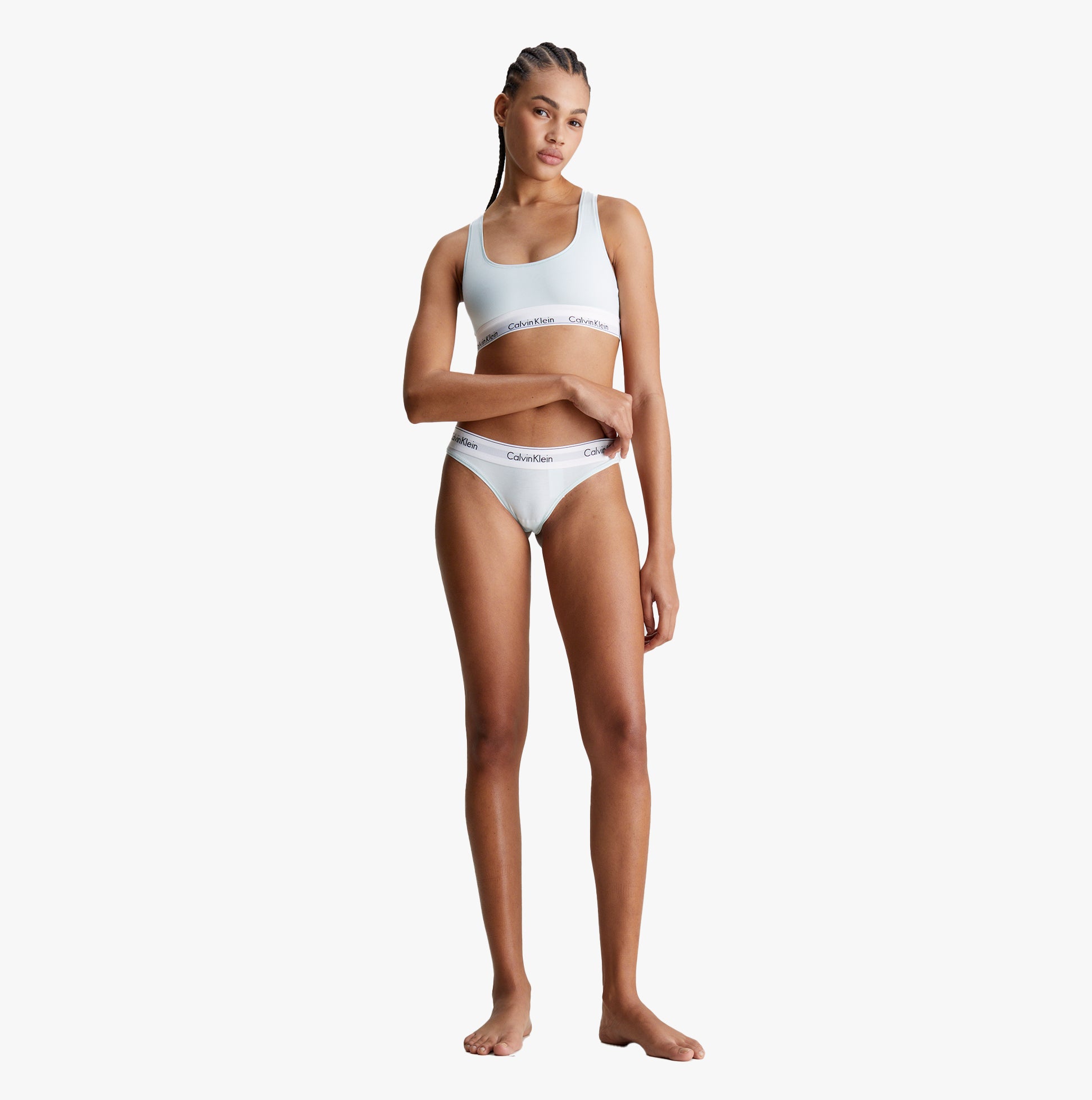 Calvin Klein MODERN COTTON Womens Thong Island Reef