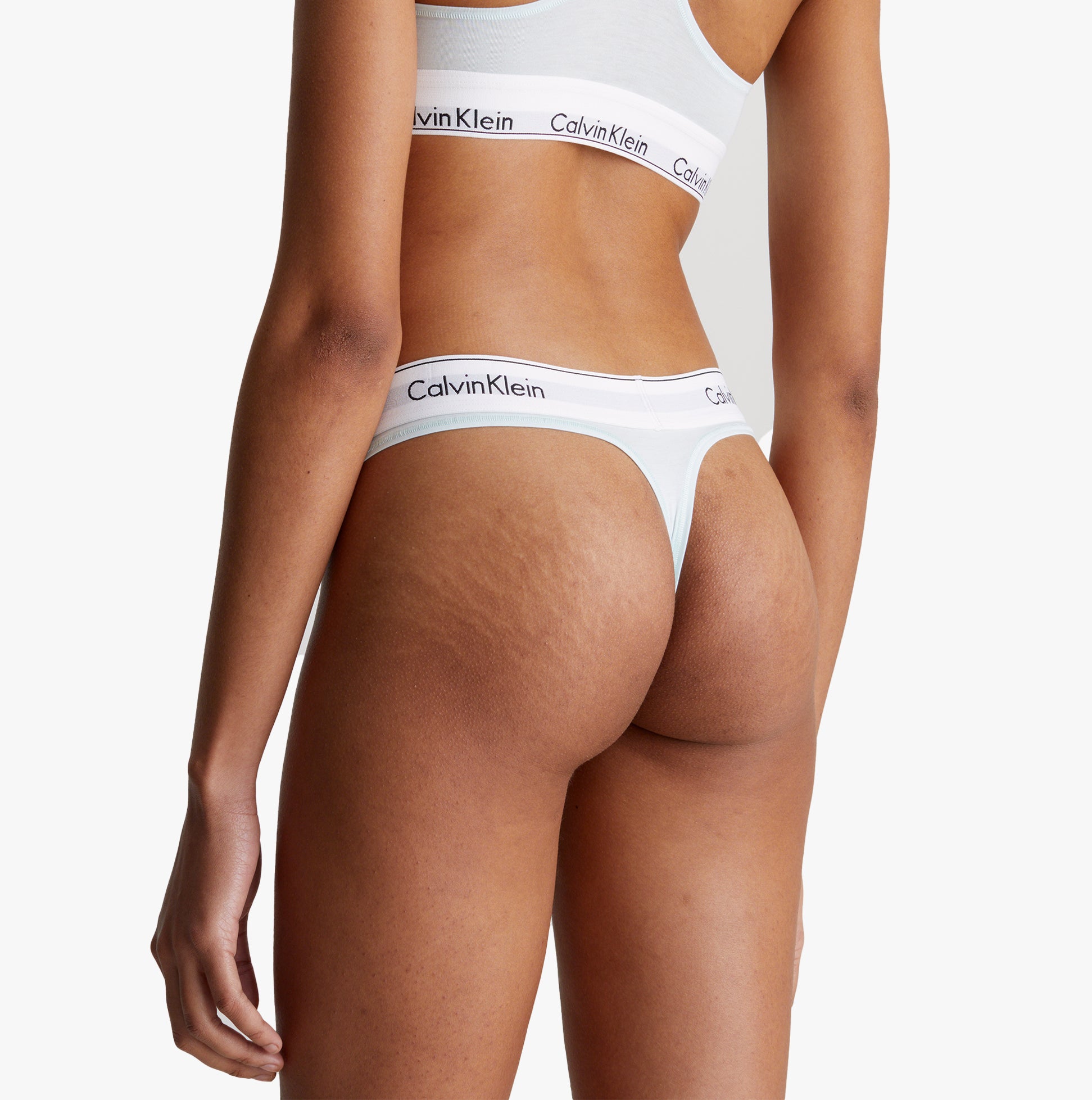 Calvin Klein MODERN COTTON Womens Thong Island Reef