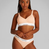 Calvin Klein ICON Cotton Modal Womens Bikini Briefs Melon Frenzy