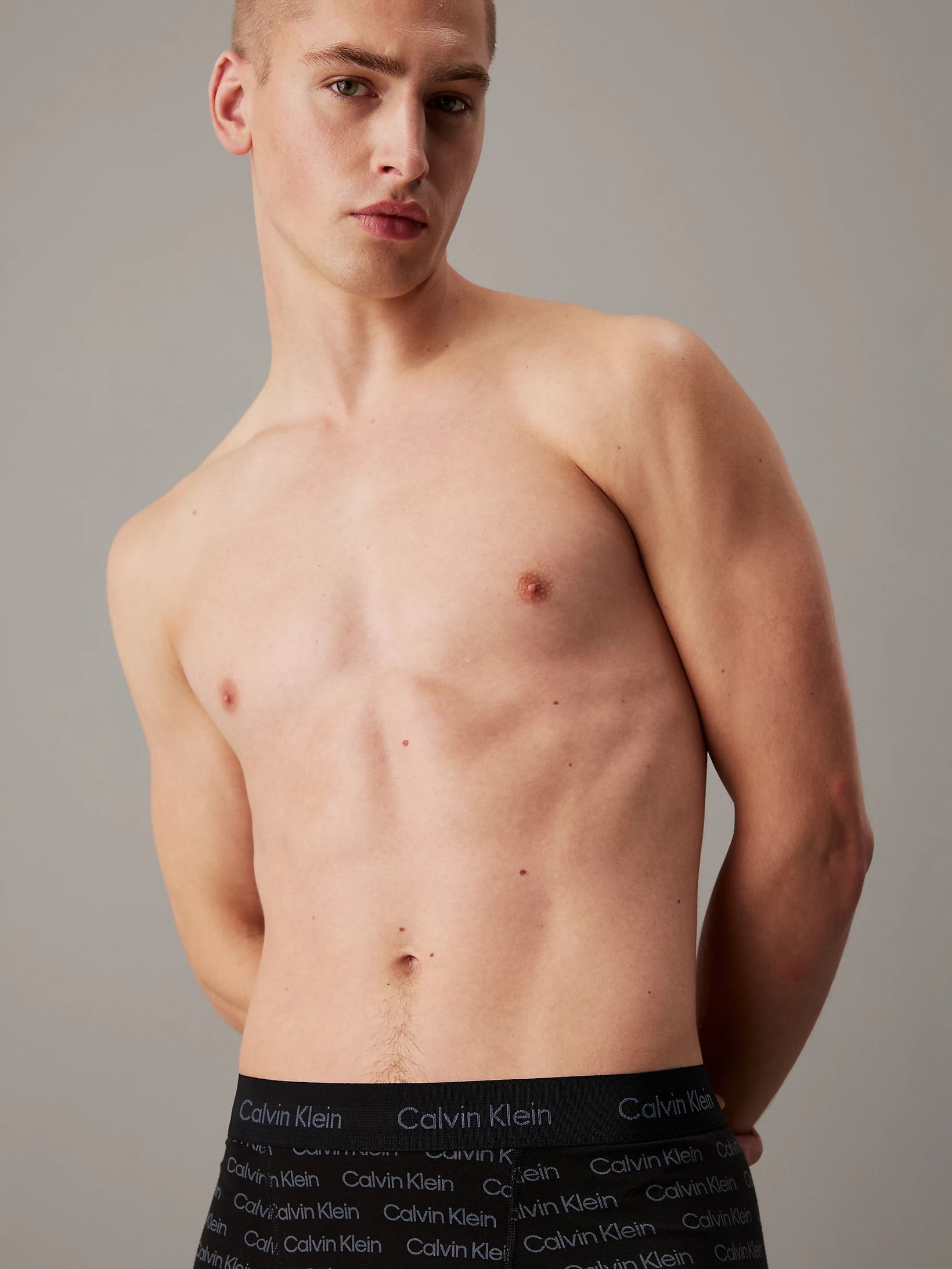 Calvin Klein HOLIDAY COTTON STRETCH Mens 3 Pack Trunks Multicoloured