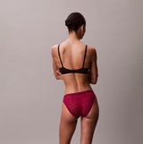 Calvin Klein BIKINI 3 PACK Womens Bikini Multicoloured back view of model wearing multicoloured bikini underwear.