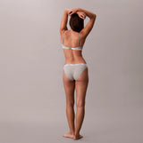 Calvin Klein BIKINI 3 PACK Womens Bikini Multicoloured back view model wearing bikini, showcasing straps and waistband detail.