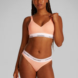 Calvin Klein ICON COTTON Womens Lift Bralette Melon Frenzy