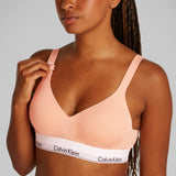 Calvin Klein ICON COTTON Womens Lift Bralette Melon Frenzy