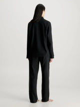 Calvin Klein L/S PANT SET UB1 Womens Pyjamas Black