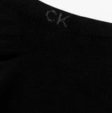 Calvin Klein 2 Pack Mens Ankle Trainer Socks Black