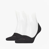 Calvin Klein 2 Pack Mens Invisible Socks Black