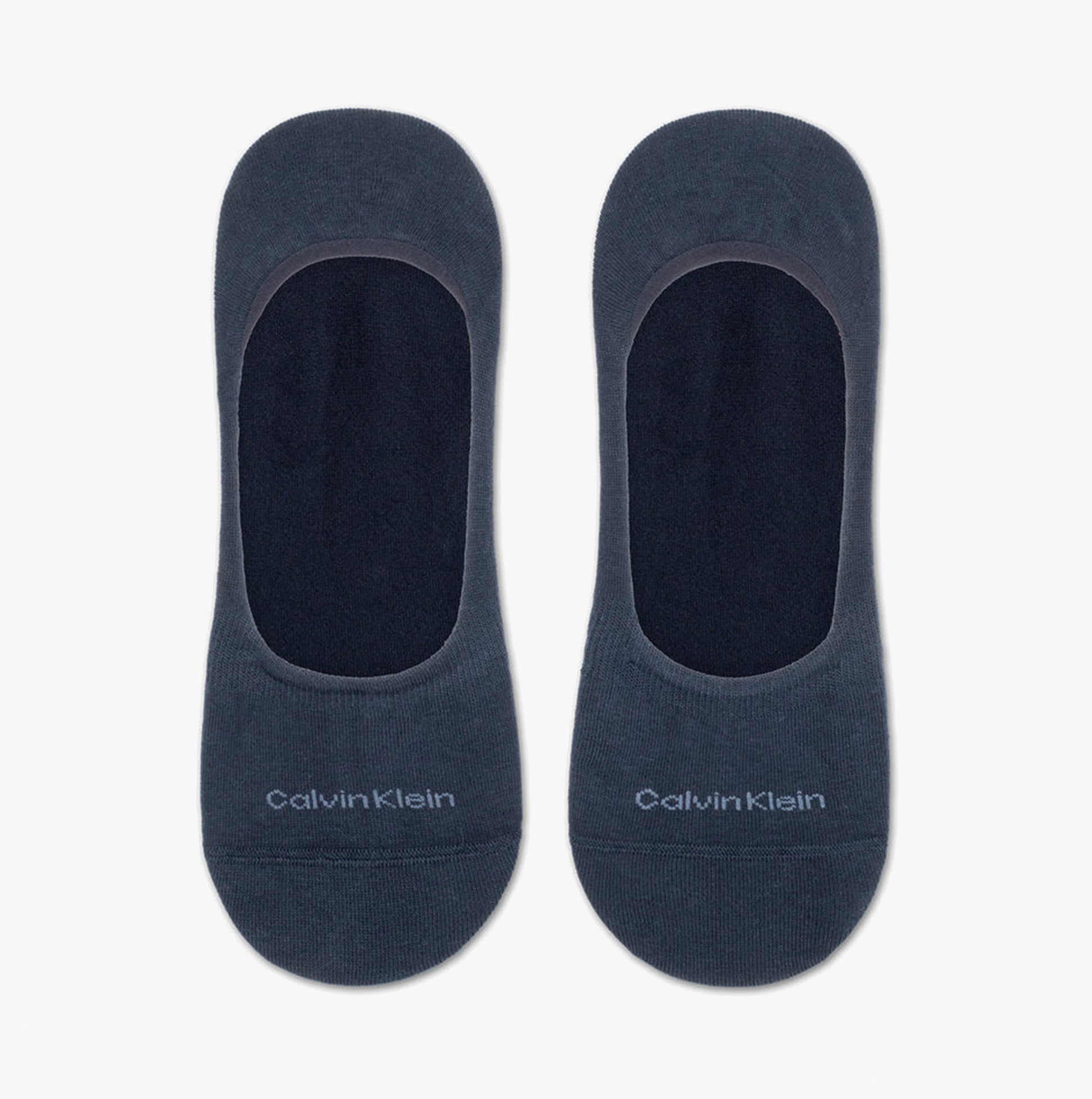 Calvin Klein 2 Pack Mens Invisible Socks Navy