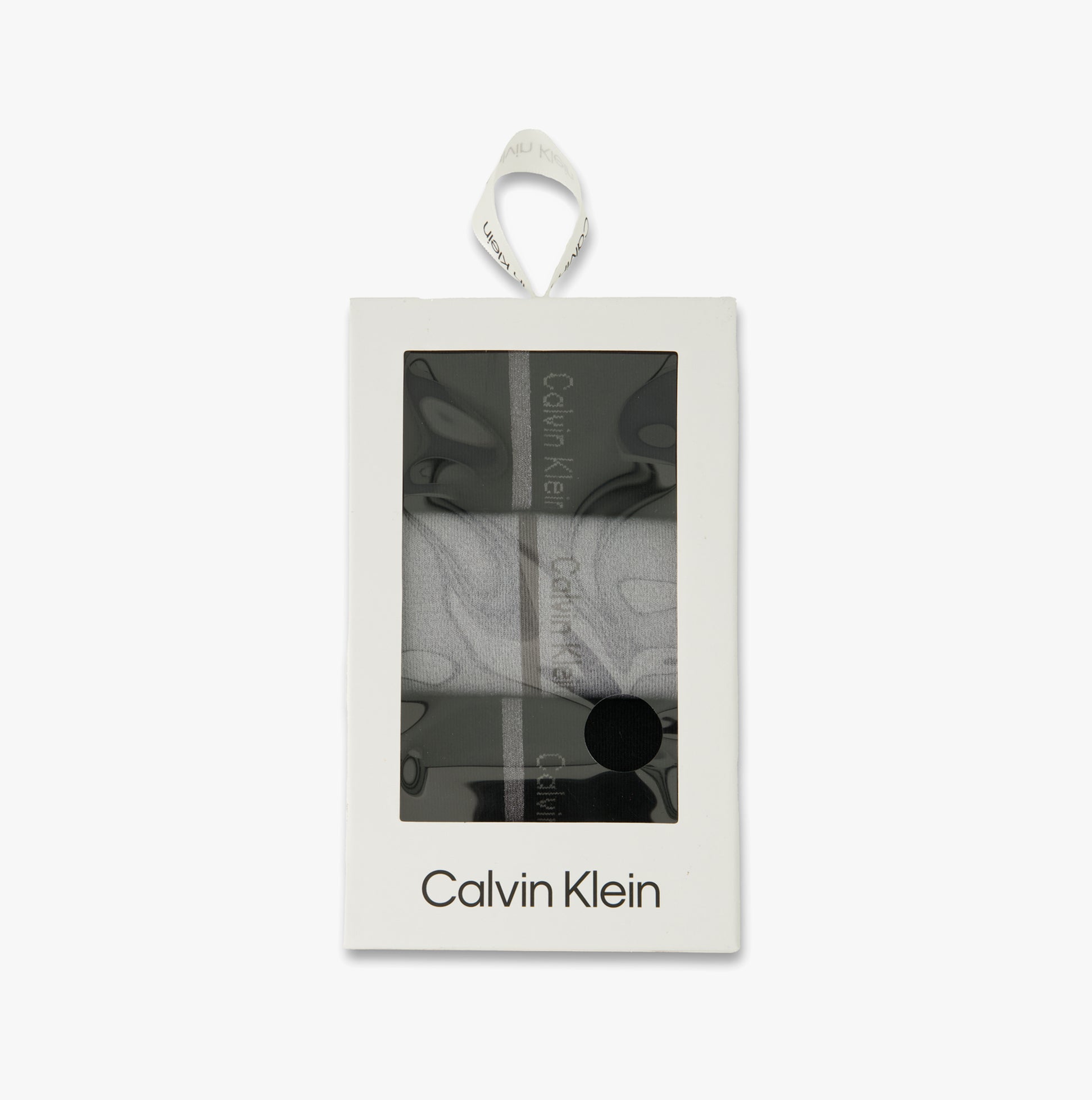 Calvin Klein 3 Pack Giftbox Lurex Womens Socks Black in front view, displayed in stylish packaging.