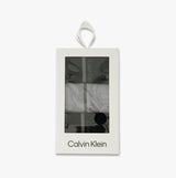 Calvin Klein 3 Pack Giftbox Lurex Womens Socks Black in front view, displayed in stylish packaging.