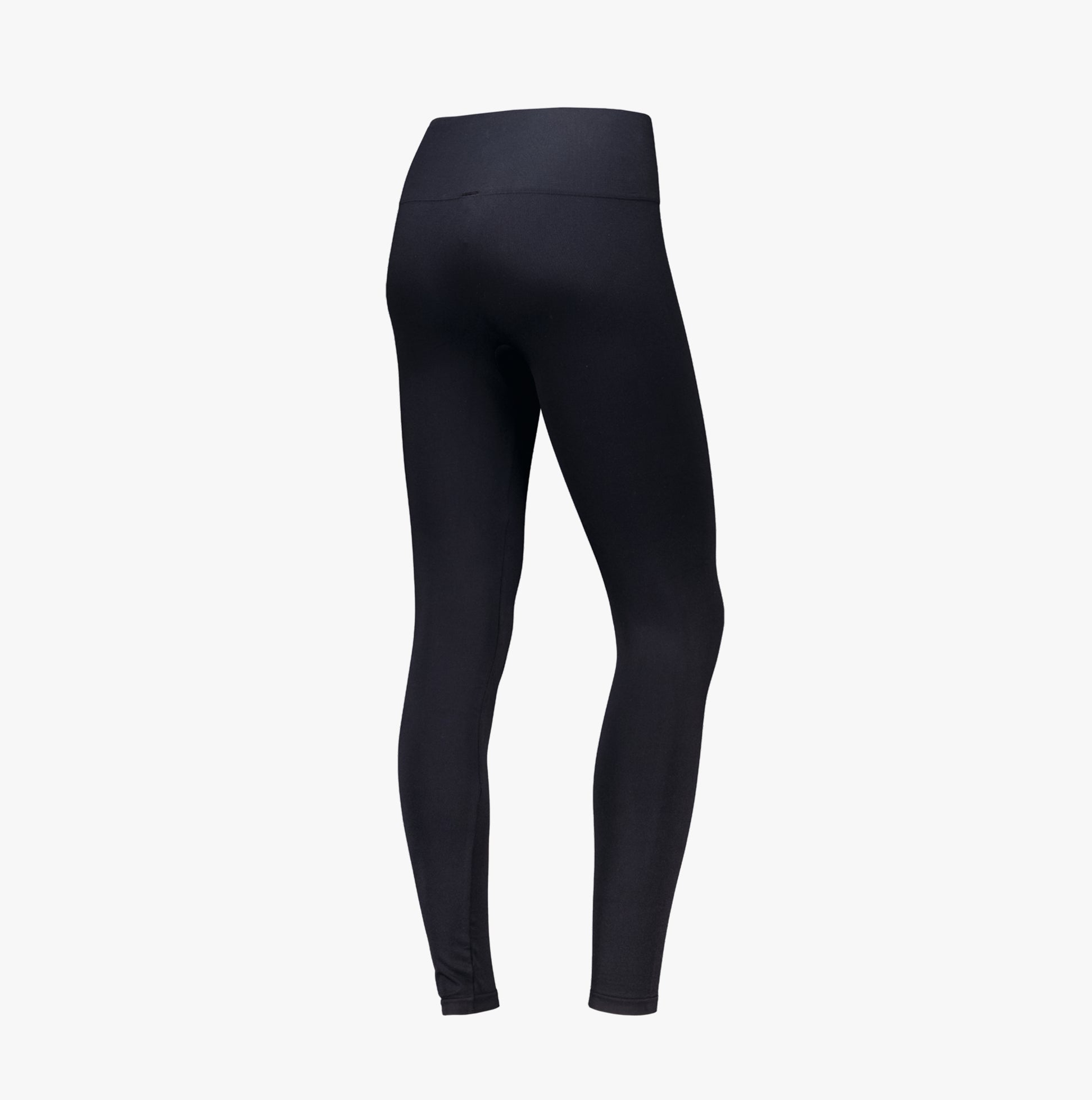 Calvin Klein 1 Pack Seamless Logo Womens Legging Black back view showing the slim fit and smooth fabric.