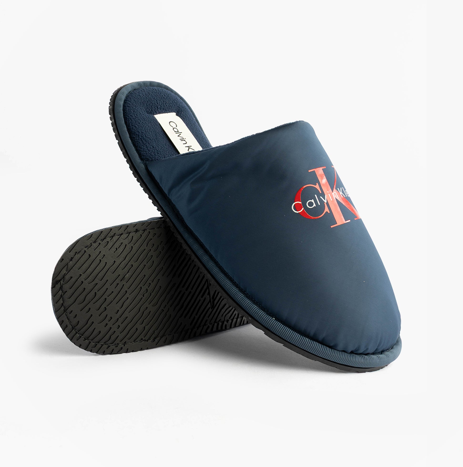 Calvin Klein HOTEL SLIPPER MONOLOGUE Mens Slippers Moonlit Ocean