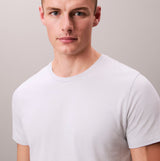 Calvin Klein 3 Pack Mens Crew neck T-Shirt Cotton Classics Multi Colour