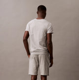 Calvin Klein 100% COTTON 3 Pack Mens T-Shirts Black/Grey Heather/Glacier