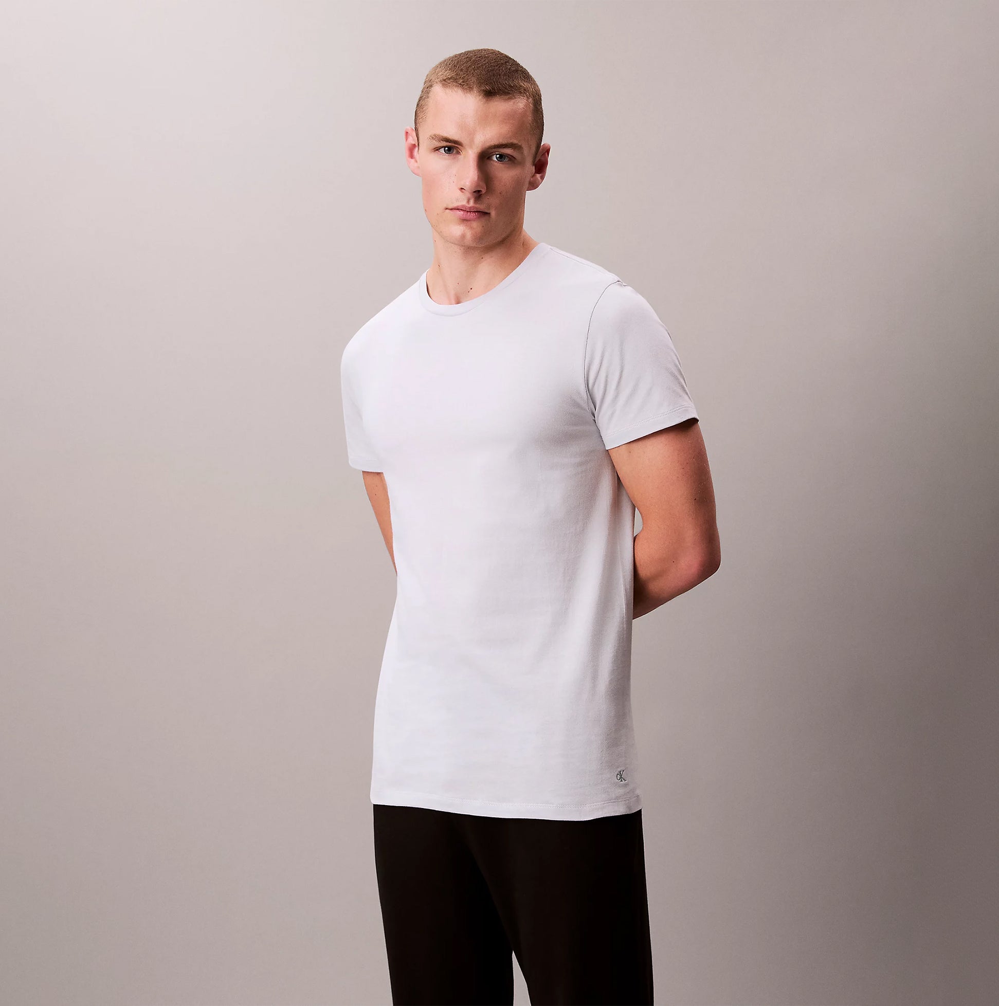 Calvin Klein 100% COTTON 3 Pack Mens T-Shirts Shoreline