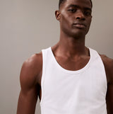 Calvin Klein 3 Pack Mens Lounge Tank Tops White