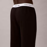 Calvin Klein LS TEE PANT SET Mens Black back view showing waistband detail and soft fabric.