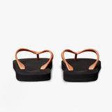 Calvin Klein BEACH SANDAL MONOLOGUE Womens Flip Flops Black/Dusty Coral