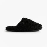 Calvin Klein CLOSE SLIPPER FUR Womens Slippers Black