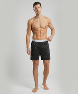 Calvin Klein SHAPE B Mens Shorts Diamond Logo Black