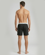 Calvin Klein SHAPE B Mens Shorts Diamond Logo Black