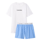 Calvin Klein S/S CREW POPLIN BOXERS Mens Boxer Shorts Multicoloured