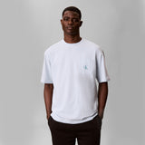 Calvin Klein MONOGRAM S/S CREW NECK Mens T-Shirt Ballad Blue