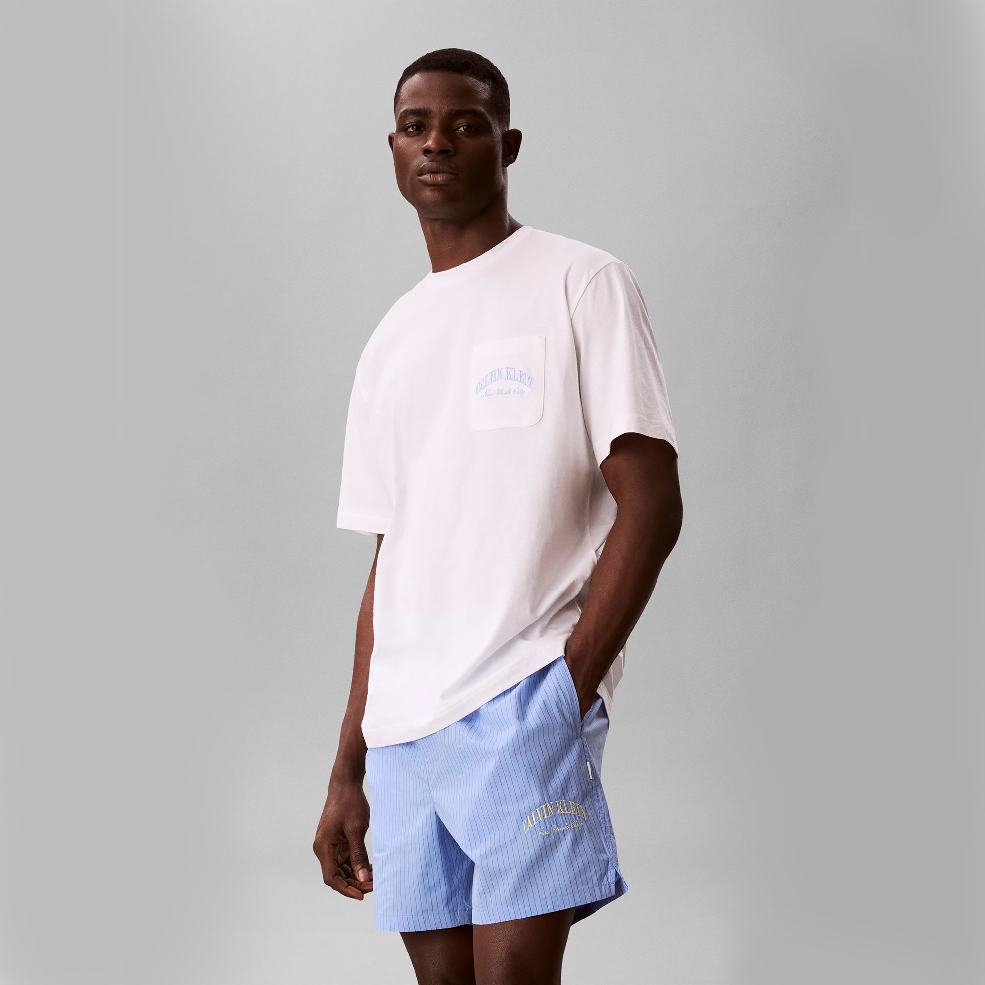 Calvin Klein HERITAGE CREST S/S Mens T-Shirt Multicoloured