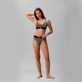 Calvin Klein HIGH WAIST BIKINI Womens High-Waist Briefs Black