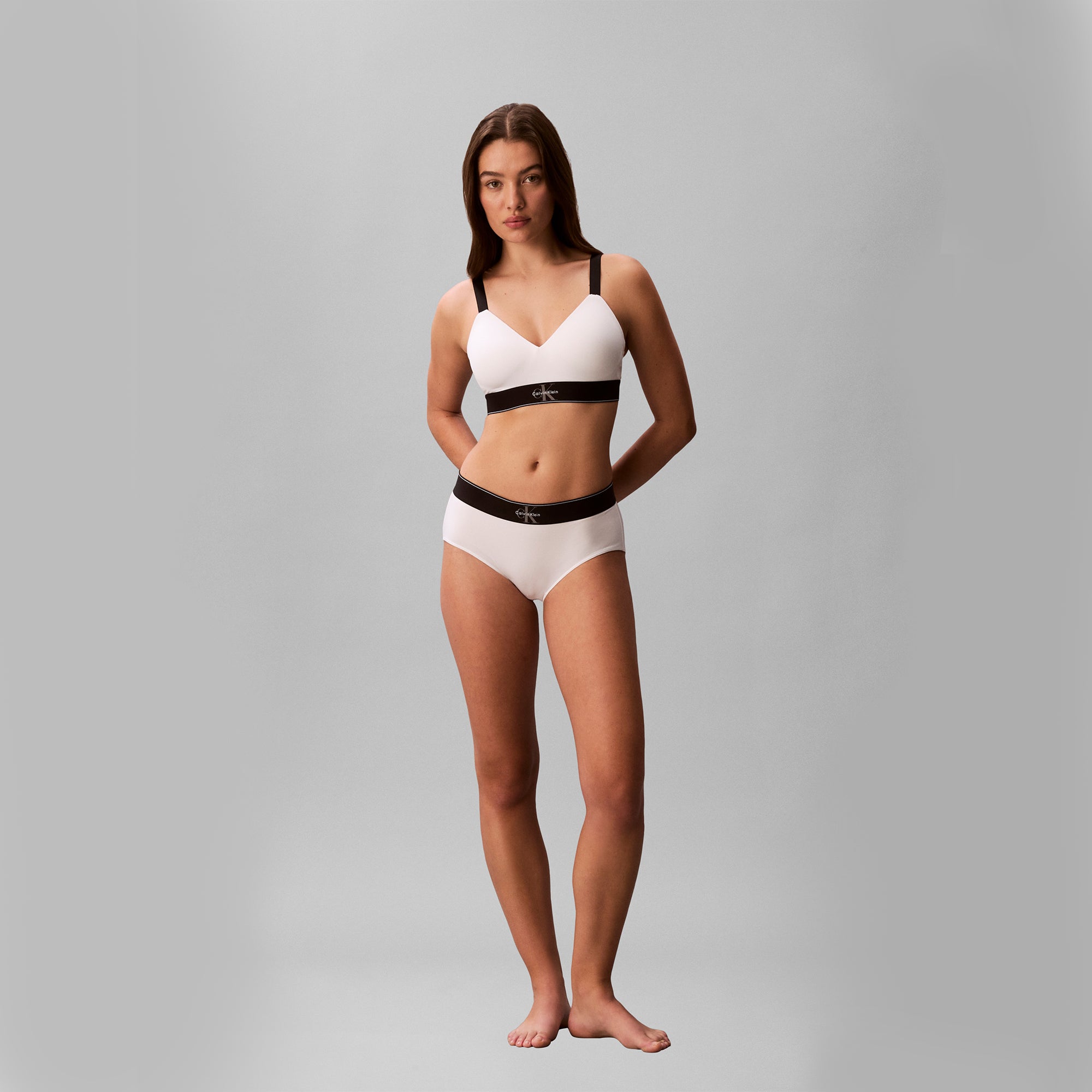 Calvin Klein LIGHTLY LINED BRALETTE Womens Bralette White