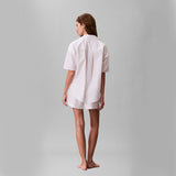 Calvin Klein COVERED WB POPLIN SHORT Womens Pyjama Bottoms Classic White