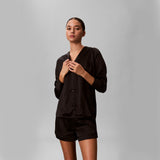 Calvin Klein SATIN SHORT Womens Shorts Black