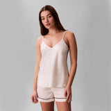 Calvin Klein SATIN CAMI Womens Pyjama Top Ivory