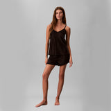 Calvin Klein SATIN CAMI Womens Pyjama Top Black