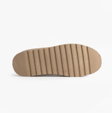 Cipriata DANA Womens Mules Slippers Beige bottom view of the sole showing textured PVC material.