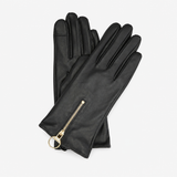 Barbour ARLENE LEATHER Womens Gloves Black/Classic